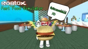 'Roblox : Fast Food Simulator #2 จำลองการเป็นตัวมาสคอตกับท่าเต้นสุดเพลีย'