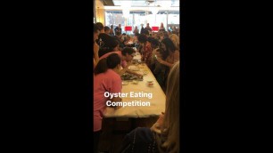 'Wild Oyster Eating Competition'
