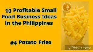 '10 PROFITABLE SMALL FOOD BUSINESS IDEAS IN THE PHILIPPINES'
