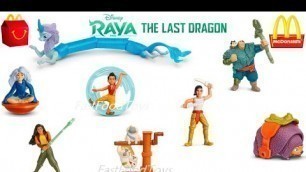 '2021 McDONALD\'S DISNEY RAYA AND THE LAST DRAGON MOVIE HAPPY MEAL TOYS NEXT AFTER POKEMON FULL SET 8'