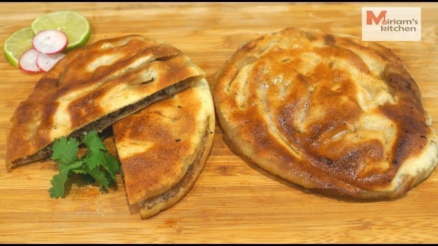 'Egyptian Hawawshy (bread loaf with meat) English version ..حواوشي مصري'