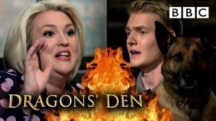 'Doggy friends have Dragons clawing over bug food deal! | Dragons\' Den - BBC'