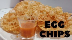 'Trending Crispy Egg Chips Street Food for Small Business'