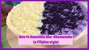 'HOW TO ASSEMBLE UBE-CHEESE CAKE | SMALL FOOD BUSINESS | OFW KUWAIT |QUEENBAYTS VLOG#53'