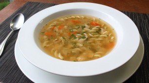 'One-Step Chicken Soup - Dump and Simmer Chicken Noodle Soup for Lazy Sick People'
