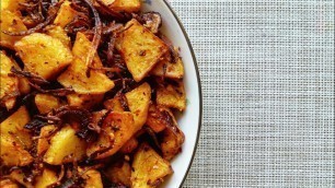 'Fried & Tempered Potato with onion | Crispy Potatoes | Homemade Recipe | Food Gallery'