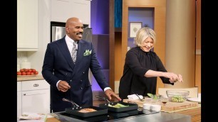 'Martha Stewart cooks Steve Harvey\'s Birthday Meal'