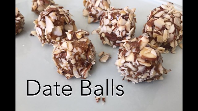 'How to Make  Date Balls | Ancient Egyptian Meal'