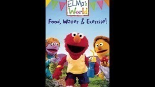 'Elmo\'s World: Food, Water & Exercise (2005 VHS) (Full Screen)'