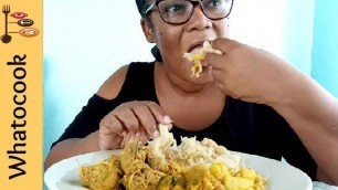 'Eating Indian Food Trinidad And Tobago Style Mukbang | Trinidad And Tobago Indian Food Eating Show
