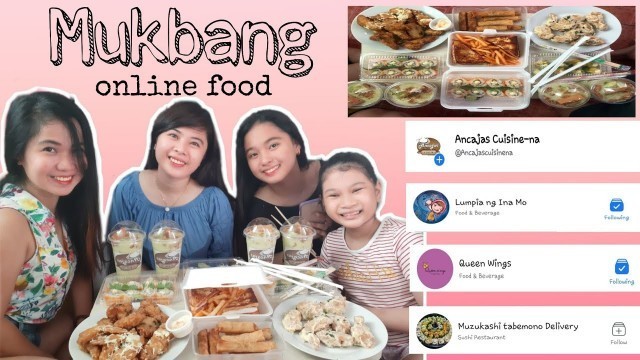 'MUKBANG ONLINE FOOD | SUPPORT SMALL BUSINESS'