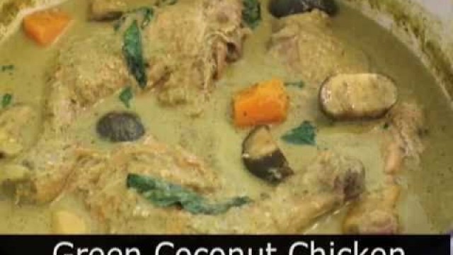 'Food Wishes Recipes - Green Coconut Chicken Recipe - Coconut Milk Curry Chicken'