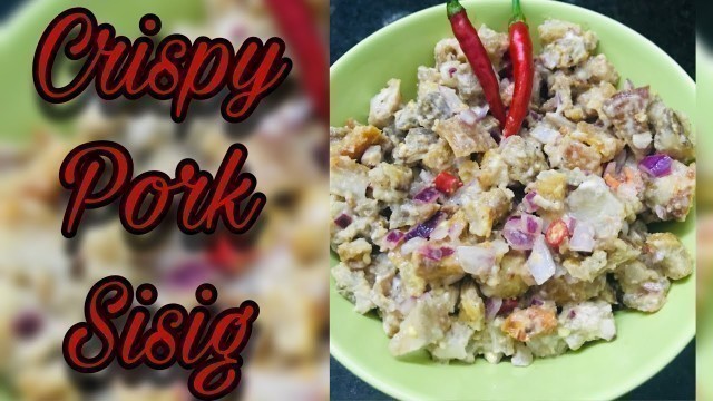 'CRISPY PORK SISIG ala Jasper #foodporn | 7th Vlog'