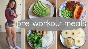'What I Eat Before A Workout // Easy Vegan Meal & Snack Ideas'
