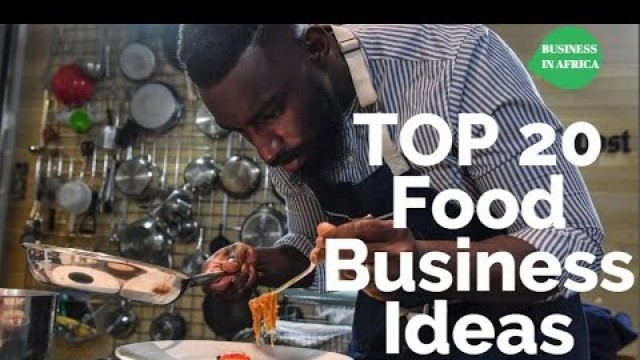 'TOP 20 Small Food Business Ideas For Beginners, Top small business Ideas'