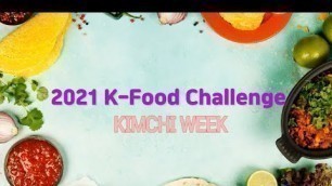 '[2021 K-Food Challenge in Sweden] Kimchi Hot Dog'