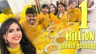 '1 MILLION Subscribers Everything YELLOW Party!! *yellow food, decoration, outfit* 