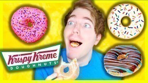 'TASTING KRISPY KREME DONUTS'