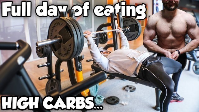 'HIGH CARB DAY - 400G OF CARBS - HEAVY BENCH DAY (140KG) + AB WORKOUT'