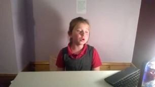 'Oliver Twist- Food Glorious Food cover by 7-year-old Amelia'