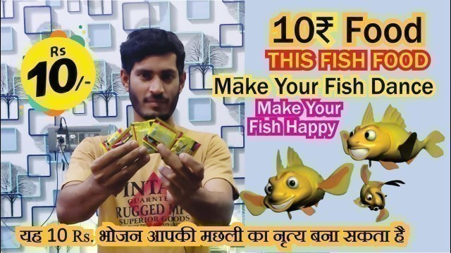 '10 ₹ Fish food can make your fish dance - Best treat food for All fishes'