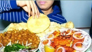 'REAL MUKBANG : COOKING & EATING CHOLE BHATHURE & FRIED PANEER || INDIAN FOOD MUKBANG EATING SHOW'