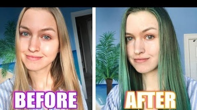 'I tried dying my hair with FOOD COLORING'