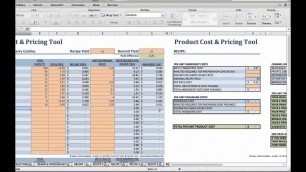 'Food Product Cost & Pricing Tutorial'