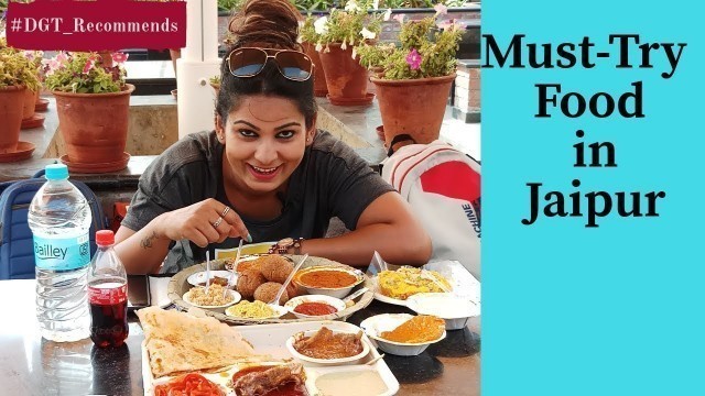 'What to eat in Jaipur | Must- Try Street Food | Masala Chowk - Place to Visit in Jaipur'