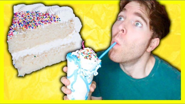 'GIANT BIRTHDAY CAKE MILKSHAKE!'