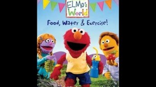 'Elmo\'s World Episode 4 Food, Water & Exercise 1999 2005 VHS'