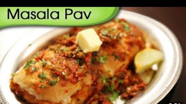 'mumbai street style masala pav recipe | bhaji stuffed masala pav | pav bhaji sandwich'