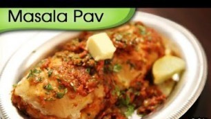 'mumbai street style masala pav recipe | bhaji stuffed masala pav | pav bhaji sandwich'