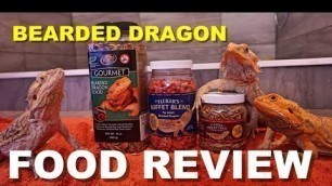'New Bearded Dragon Food Review !! 2020'