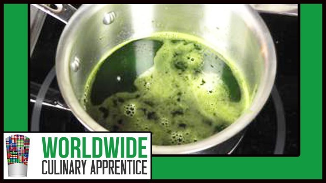 'How to make Chlorophyll - How extract Chlorophyll - Natural Green Food Coloring'