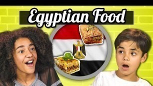 'KIDS EAT EGYPTIAN FOOD | Kids Vs. Food'