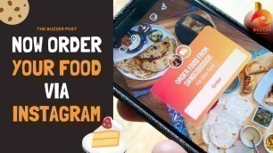 'Now Order Food Via Instagram!! Helping small business to survive during pandemic'