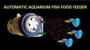 'Aquarium Fish Food Feeder | Fish Food Feeder DIY'