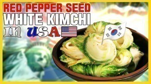 '[Grandma Soonie’s K-FOOD (Eng.sub)] ep21. Red Pepper Seed White Kimchi, It\'s crazy in Seattle, USA.'