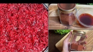 '100% Natural Homemade Red Food Colour Recipe | Organic Red Colour | Red Colour for Cakes/Gravy'