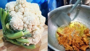 'Cauliflower Bajji at Home | Cauliflower Recipes | Bachelors Food Gallery'