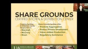 'Creating Your Small Food Business at the Share Grounds Certified Kitchens'