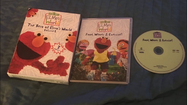 'Opening to Elmo’s World: Food, Water and Exercise! 2005 DVD (2009 Genius Entertainment Reprint)'
