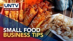 'SA‘TIN ‘TO: Small Food Business Puhunan Tips | Serbisyong Bayanihan'
