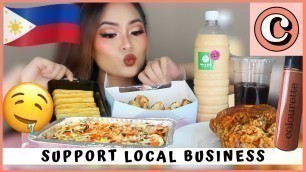 '[MUKBANG] Colourette Cosmetics vs SMALL FOOD BUSINESSES | Philippines'