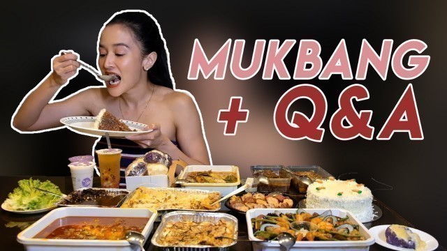 'MUKBANG Q&A Supporting Small Businesses + FOOD GIVEAWAY | She is Kris B | 