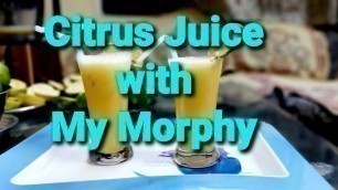 'Pulpy Juice with my Morphy Richards Icon Superb Food Processor'