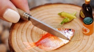 'The Best Miniature Fish Cooking Recipes | How to cook Miniature Fish Foods | Tiny Cakes'