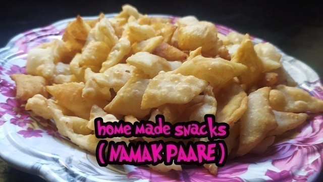 '#snacks #namak_paare    home made snacks ( namak paare ) by parveen food gallery'