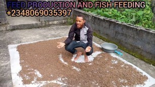 'TOP SECRET ....HOW TO DOUBLE YOUR PROFIT IN FISH FARMING; FISH FEED PRODUCTION AND FEEDING...'